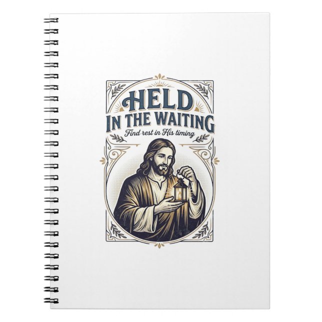 Jesus Infertility Trying To Conceive Encouragement Notebook (Front)