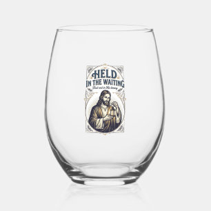 Jesus Infertility Trying To Conceive Encouragement Stemless Wine Glass