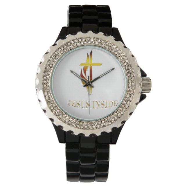 Jesus inside Christian products Watch (Front)