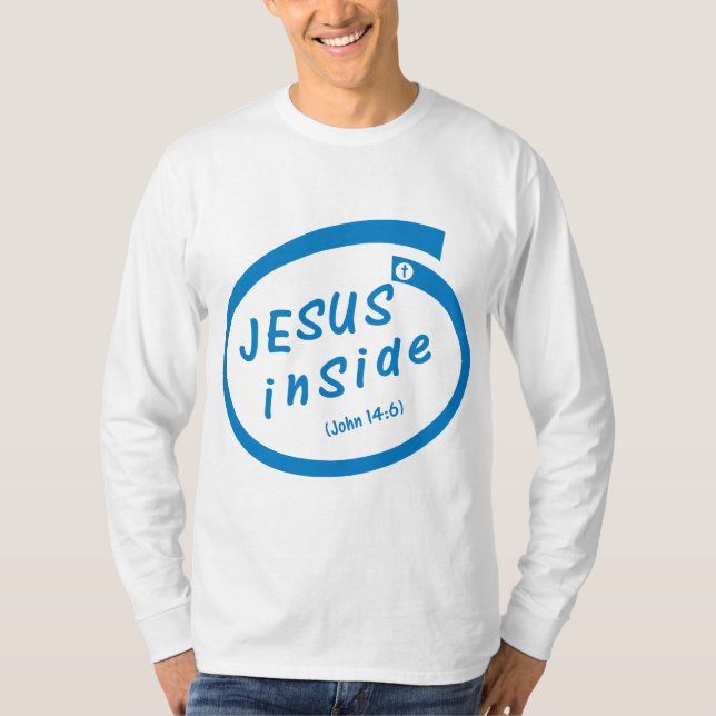 Jesus inside (John 14:6) T-Shirt (Front)