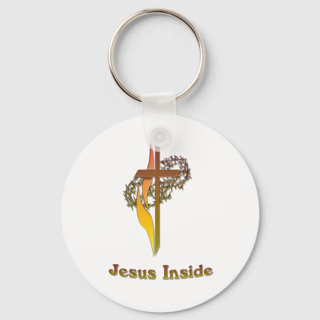 Jesus Inside Key Ring (Front)