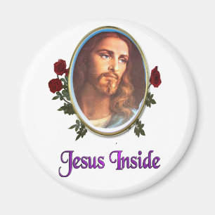 Jesus inside magnet