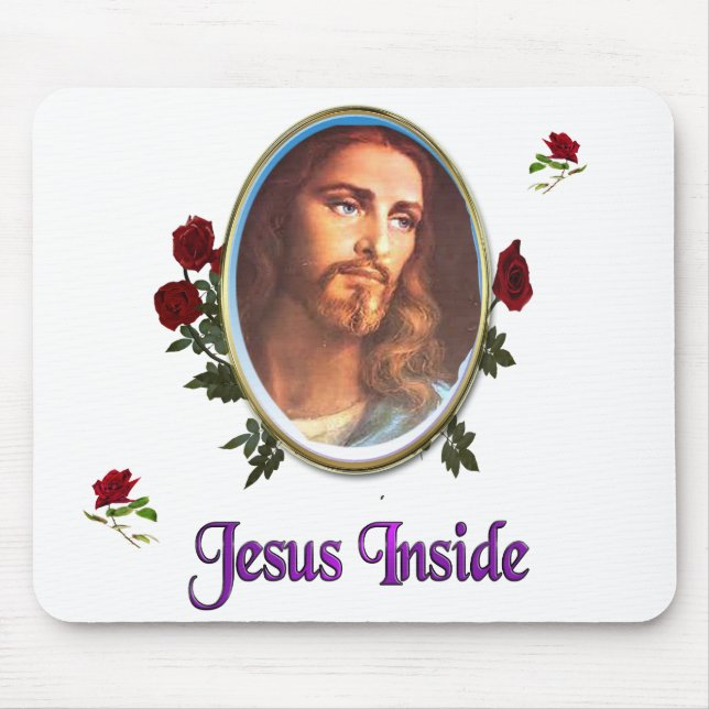 Jesus inside mouse pad (Front)