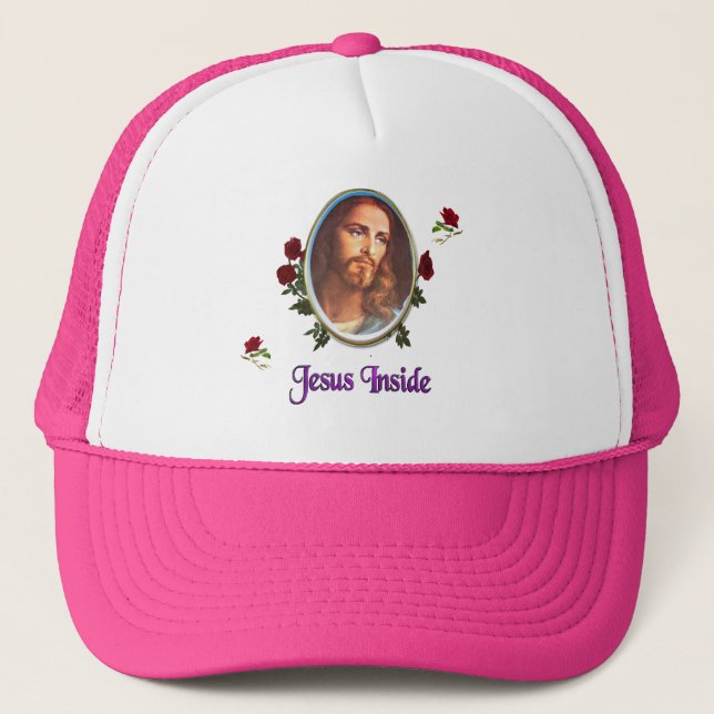 Jesus inside trucker hat (Front)