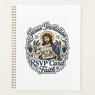 Jesus Invitation RSVP Card Faith Jesus Invitation  Planner