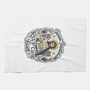 Jesus Invitation RSVP Card Faith Jesus Invitation  Tea Towel