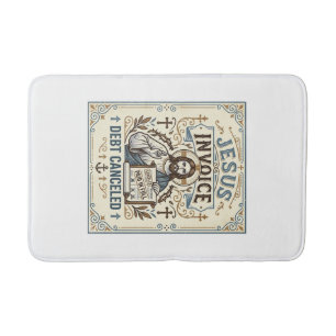 Jesus Invoice Debt Cancelled Jesus Invoice Debt Ca Bath Mat