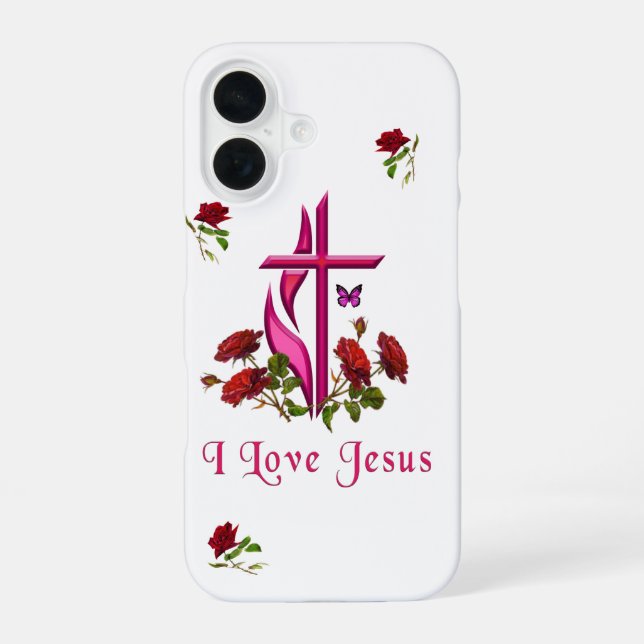 Jesus  iPhone 16 case (Back)