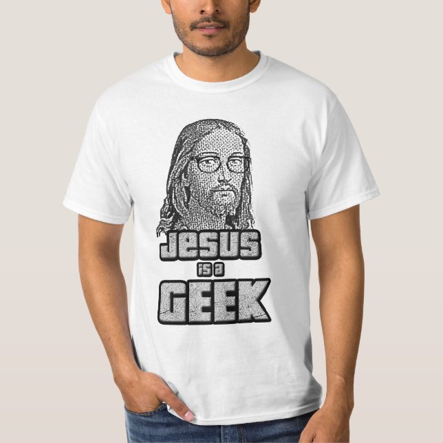 Jesus is a geek T-Shirt (Front)