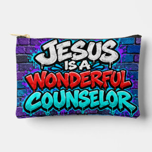 Jesus is a wonderful counsellor accessory pouch