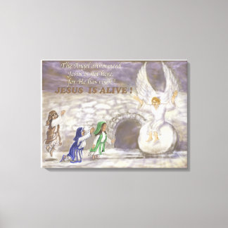 Jesus is Alive stretched canvas