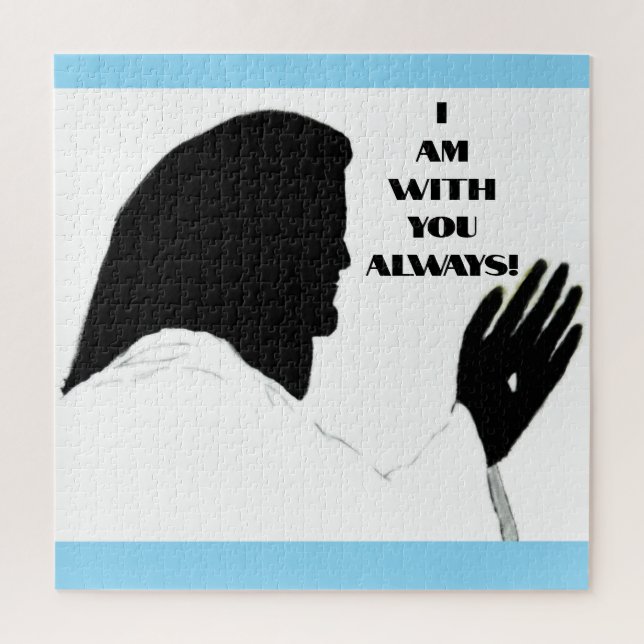 JESUS IS ALWAYS WITH YOU jigsaw puzzle (Vertical)