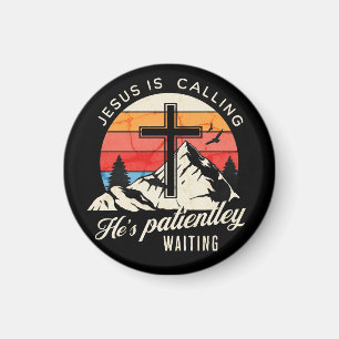Jesus is calling magnet