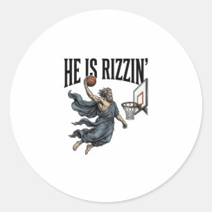 Jesus Is Calling Phone Screen Christian Vector Des Classic Round Sticker