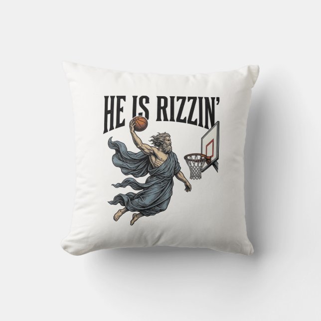 Jesus Is Calling Phone Screen Christian Vector Des Cushion (Front)