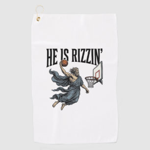 Jesus Is Calling Phone Screen Christian Vector Des Golf Towel