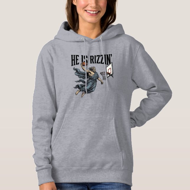 Jesus Is Calling Phone Screen Christian Vector Des Hoodie (Front)