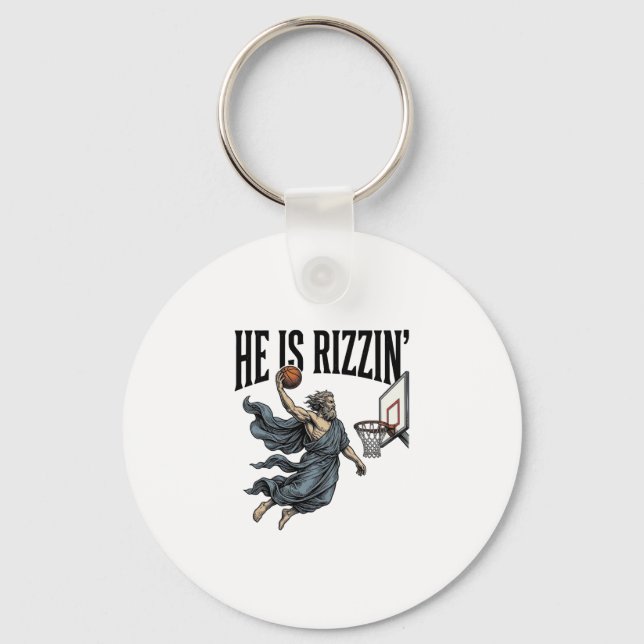 Jesus Is Calling Phone Screen Christian Vector Des Key Ring (Front)