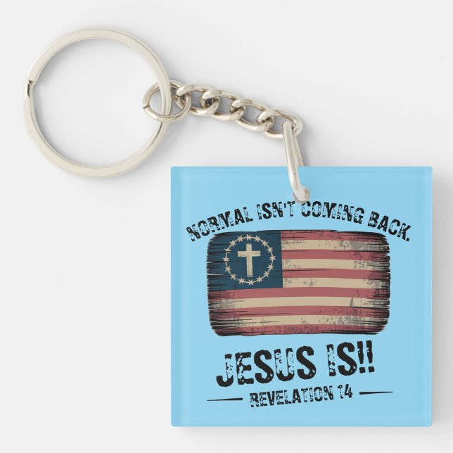 Jesus Is Coming Back Key Ring (Front)