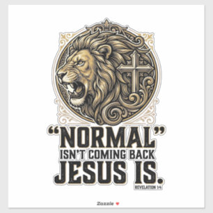 Jesus Is Coming Back Lion Cross Christian Shirt