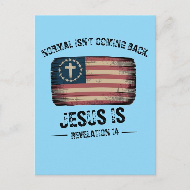 Jesus Is Coming Back Postcard (Front)