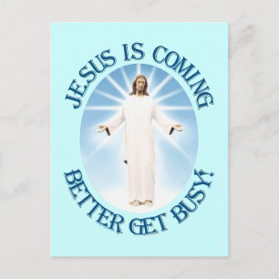 Jesus is Coming Postcard