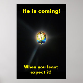 JESUS IS COMING POSTER