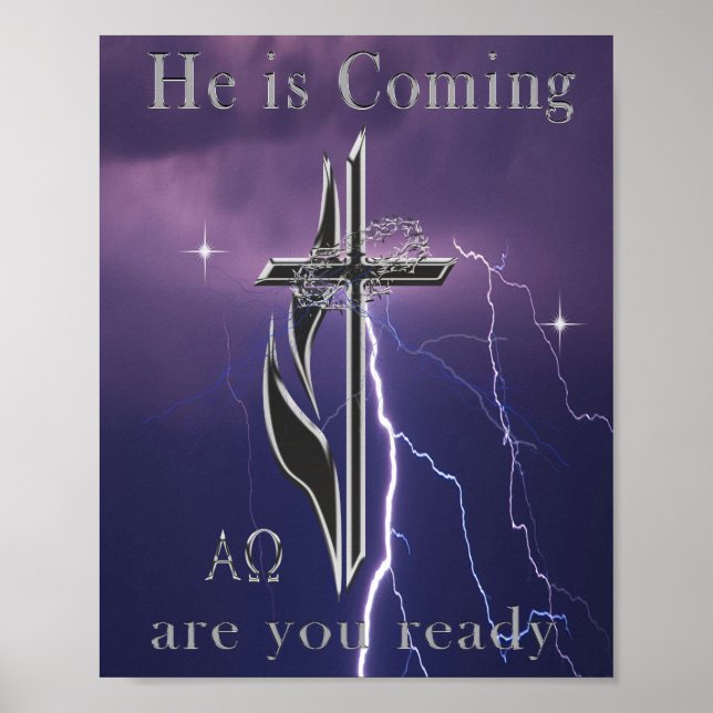 Jesus is coming poster (Front)