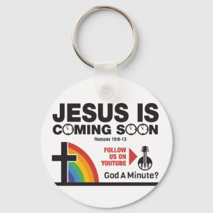 Jesus Is Coming Soon Keychain