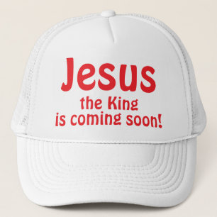 Jesus is coming trucker hat