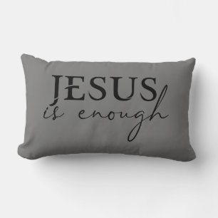 Jesus Is Enough Lumbar Cushion
