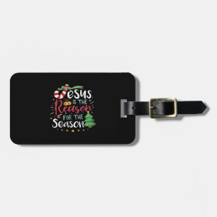 Jesus Is For Season Cane Christmas - Tis The Seaso Luggage Tag