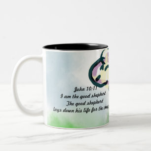 jesus is friend Two-Tone coffee mug