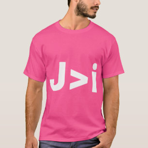 Jesus Is Greater Than I He Is Greater Symbol Chris T-Shirt