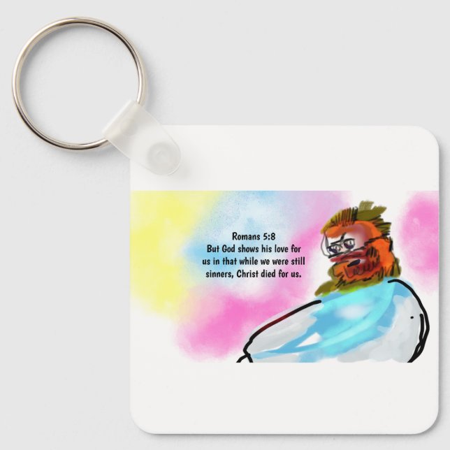 Jesus is here  key ring (Front)