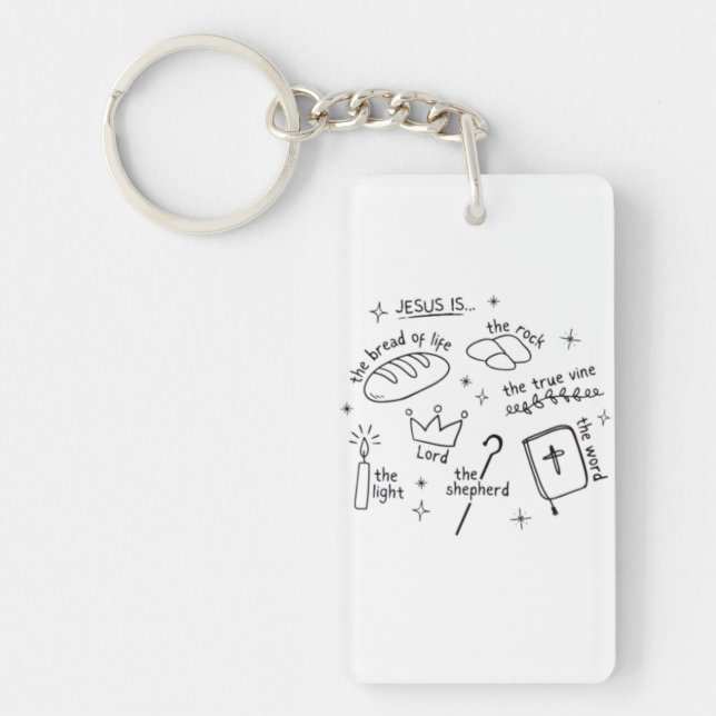 Jesus Is… Key Ring (Front)