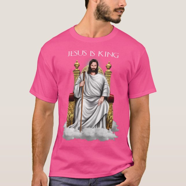 Jesus Is King Apparel For Men Women And Kids T-Shirt (Front)