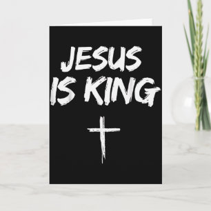 Jesus Is King Bible Verse John 14_6 Christian God Card