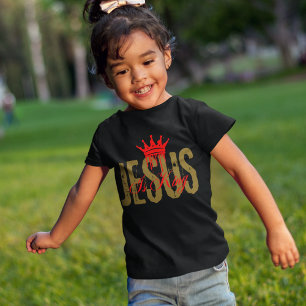 Jesus is King Christian Bible Spiritual For Girls T-Shirt
