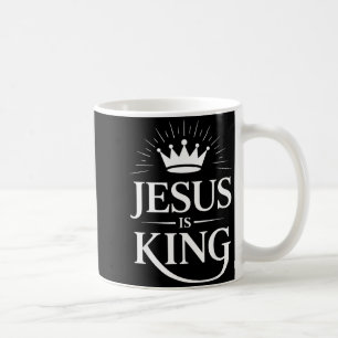 Jesus Is King Christian Coffee Mug