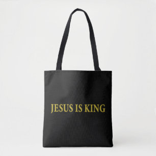 Jesus is King Christian Pullover HoodieJesus is Ki Tote Bag