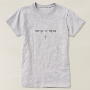 Jesus is King Christian Tri-Blend Shirt