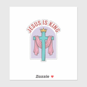 Jesus Is King Cross Crown Vintage Christian T-Shir
