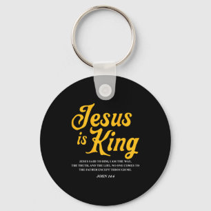 Jesus Is King John 14_6 Costume Jesus Christian (o Key Ring