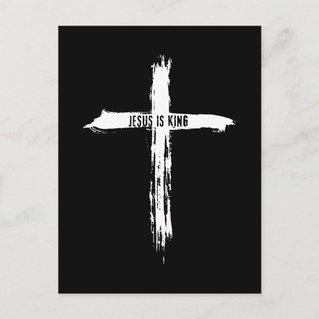 Jesus is King Postcard (Front)