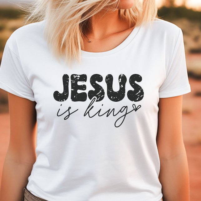 Jesus is King Tri-Blend Shirt (Creator Uploaded)