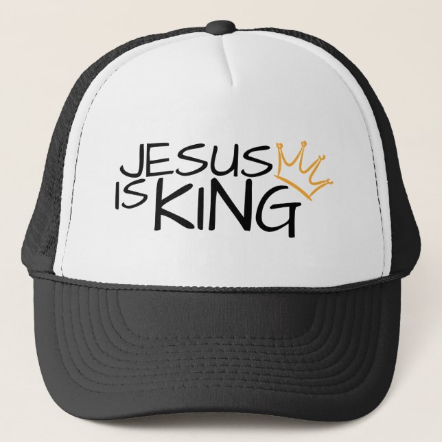 Jesus Is King Trucker Hat (Front)