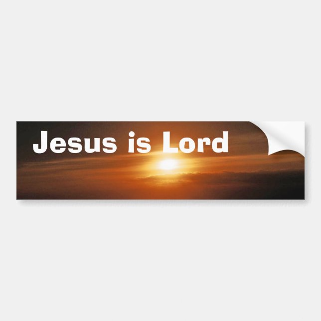 Jesus is Lord Bumper Sticker (Front)