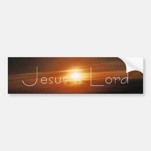 Jesus is Lord Bumper Sticker
