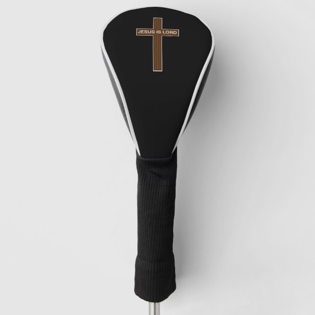 Jesus is Lord Cross Golf Head Cover (Front)